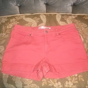 Joe Fresh Women’s Coral Cuffed Denim Jean Shorts